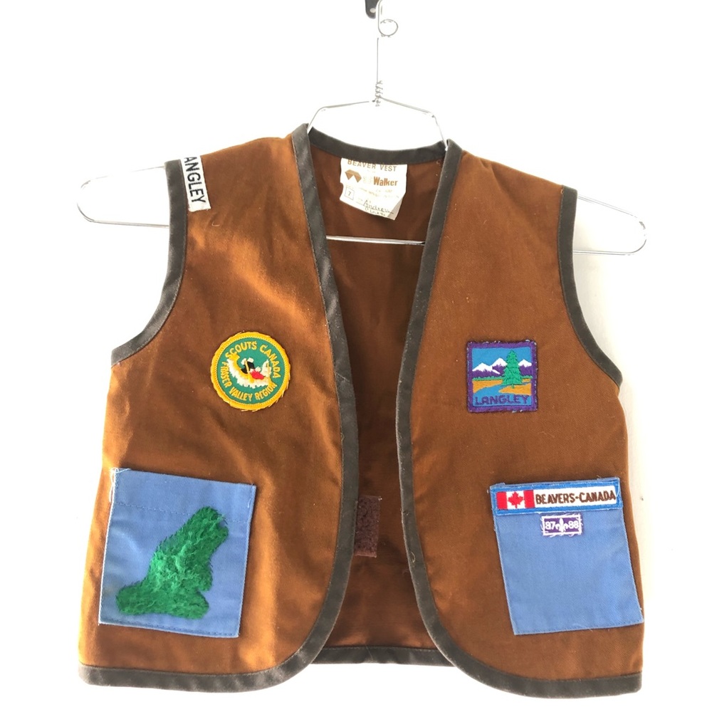 Vintage scouts Canada child’s vest